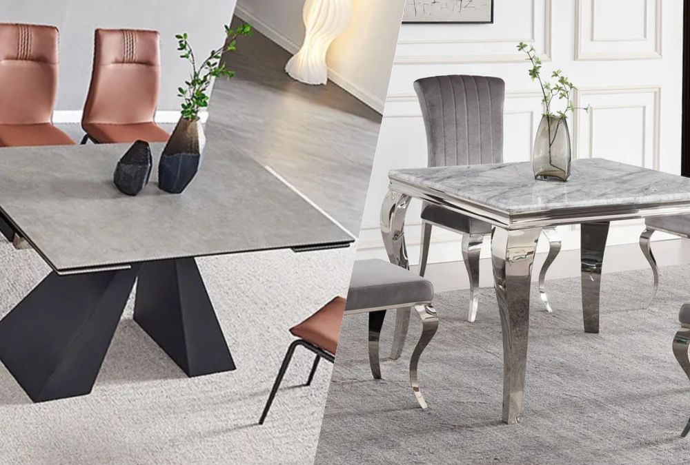 Ceramic Dining Table vs Marble: Which One to Choose - 01